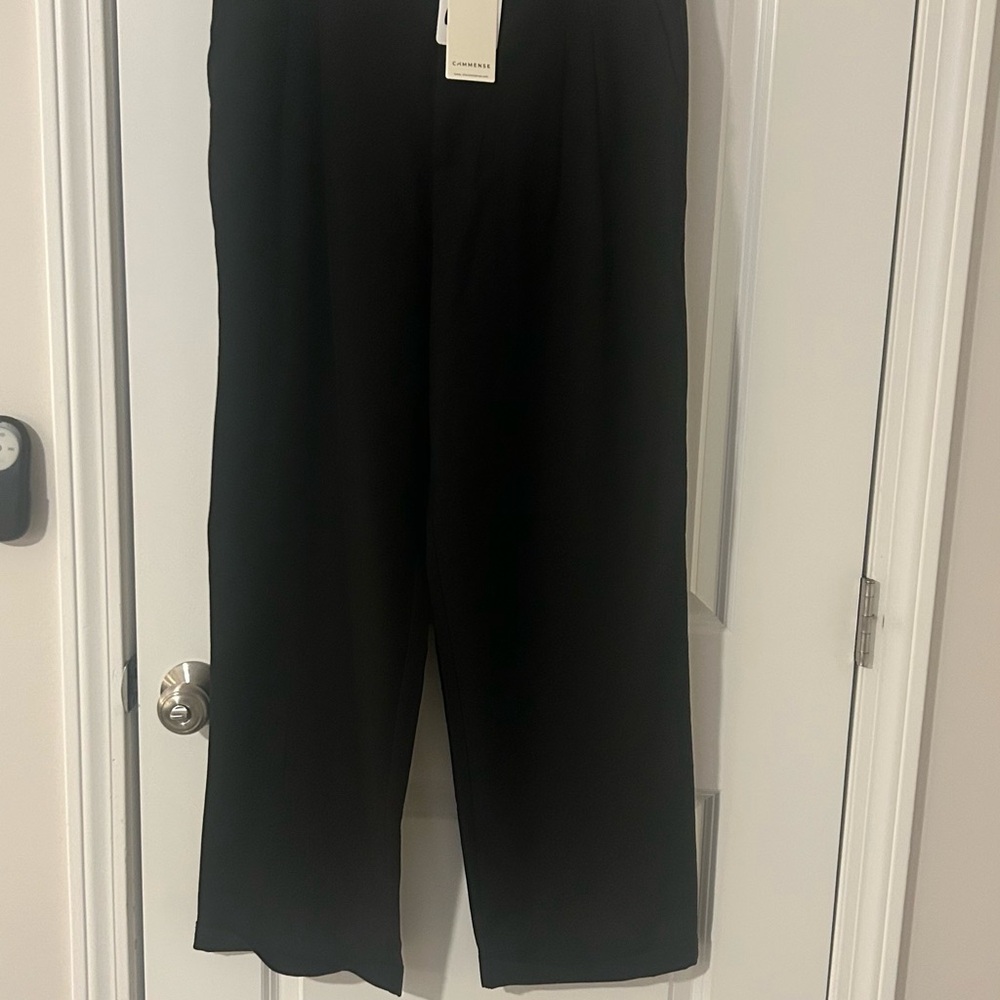 Commense Elegant black Dress Pants